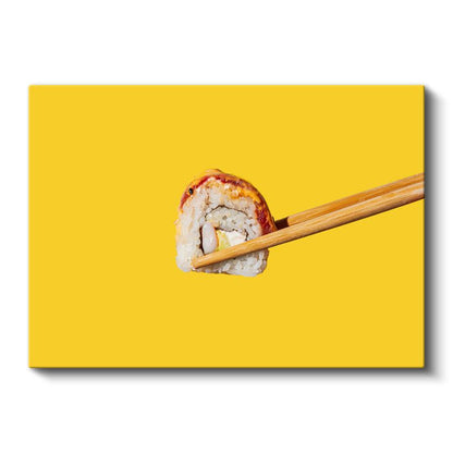 Sushi Sanatı - Çubukla Tutulmuş Japon Lezzeti Kanvas Tablo