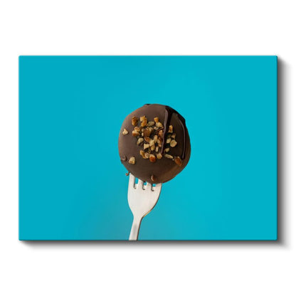 Çikolatalı Top - Fındıklı Tatlı Lezzeti Kanvas Tablo
