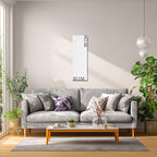 Dikey Panoramik Kanvas Tablo Felak Suresi Geleneksel Tezhip Desenli Dini İslami Tablo Ev Ofis Dekoru