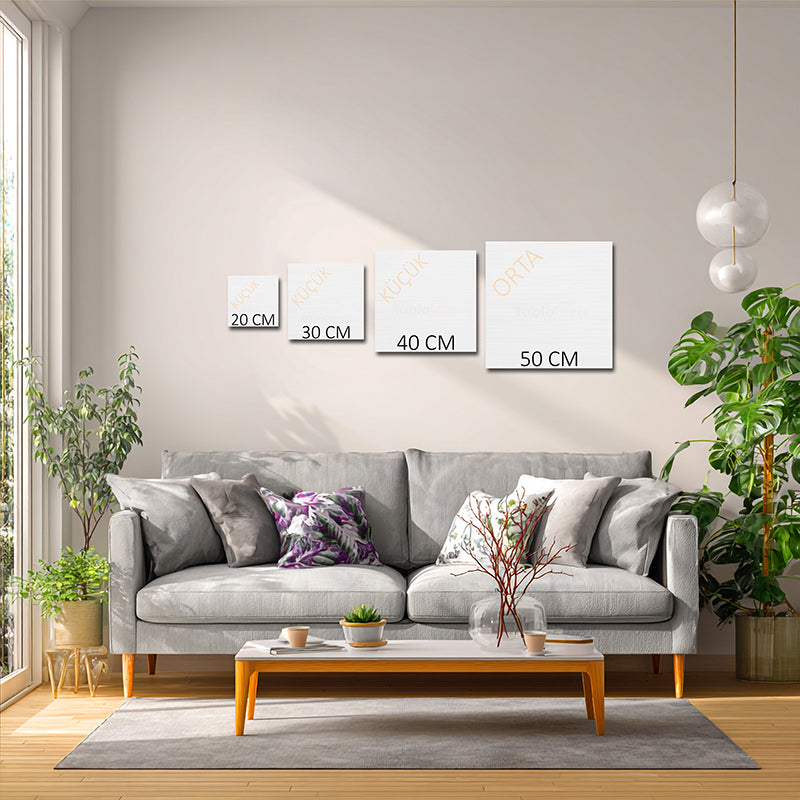 Kare Kanvas Tablo Sunflowers Piksel Minecraft Tablosu Ev Ofis Salon Duvar Dekoru