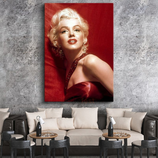 Marilyn Monroe - Hollywood'un Altın Çağı İkonu Kanvas Tablo