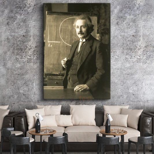 Albert Einstein - Genç Profesör Yılları Kanvas Tablo
