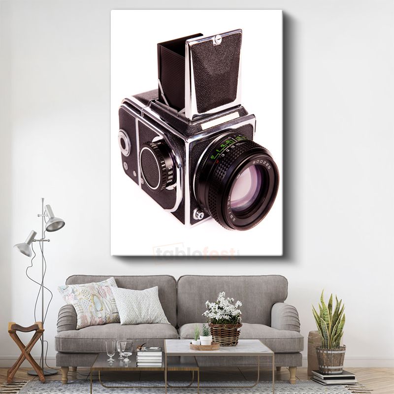 Klasik Fotoğraf Makinesi - Vintage Orta Format Hasselblad Kanvas Tablo