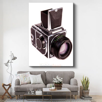 Klasik Fotoğraf Makinesi - Vintage Orta Format Hasselblad Kanvas Tablo