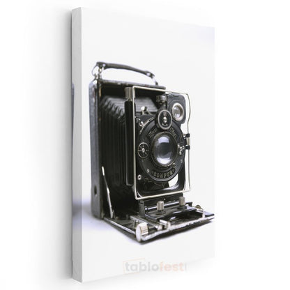 Körüklü Fotoğraf Makinesi - Antika Zeiss Objektifli Kanvas Tablo