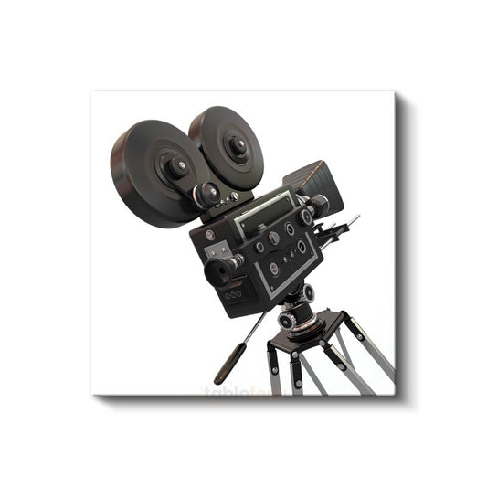Film Kamerası - Klasik Sinema Ekipmanı Kanvas Tablo