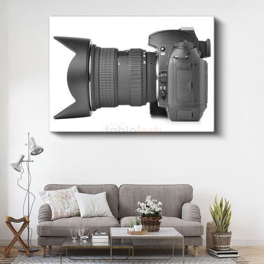 Fotoğraf Makinesi - Profesyonel DSLR Ekipmanı Kanvas Tablo