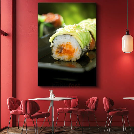 Avokado Sushi - Lezzetli Japon Mutfağı Kanvas Tablo