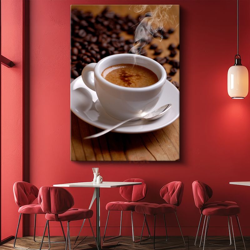Kahve Molası - Taze Espresso Kanvas Tablo