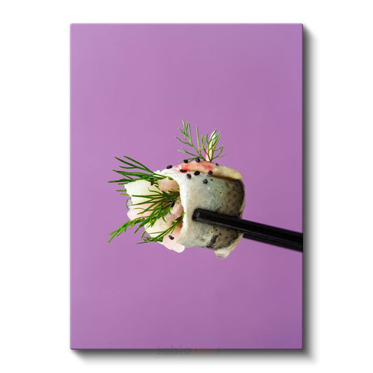 Sushi Sanatı - Çubukla Tutulan Lezzet Kanvas Tablo