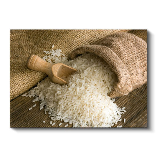 Pirinç Taneleri - Doğal Tahıl Lezzeti Kanvas Tablo