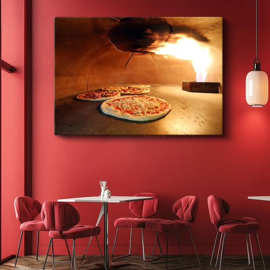 İtalyan Pizzası - Taş Fırında Geleneksel Lezzet Kanvas Tablo